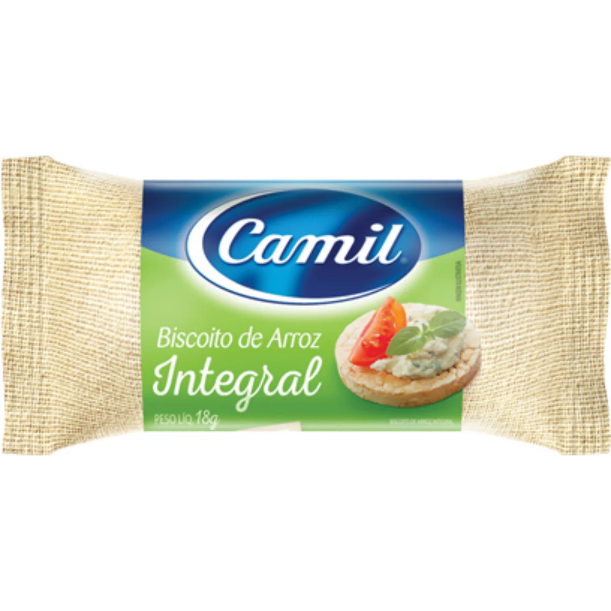 Biscoito de Arroz Integral 1un 18gr Camil