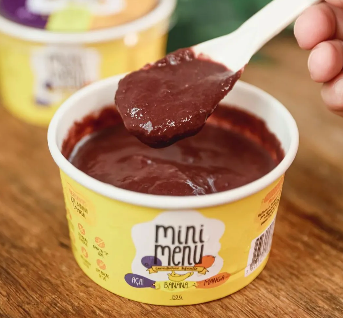 Açaizinho com Banana e Manga 150g Mini Menu