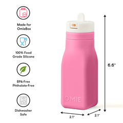 Garrafa OmieBottle de Silicone 250ml