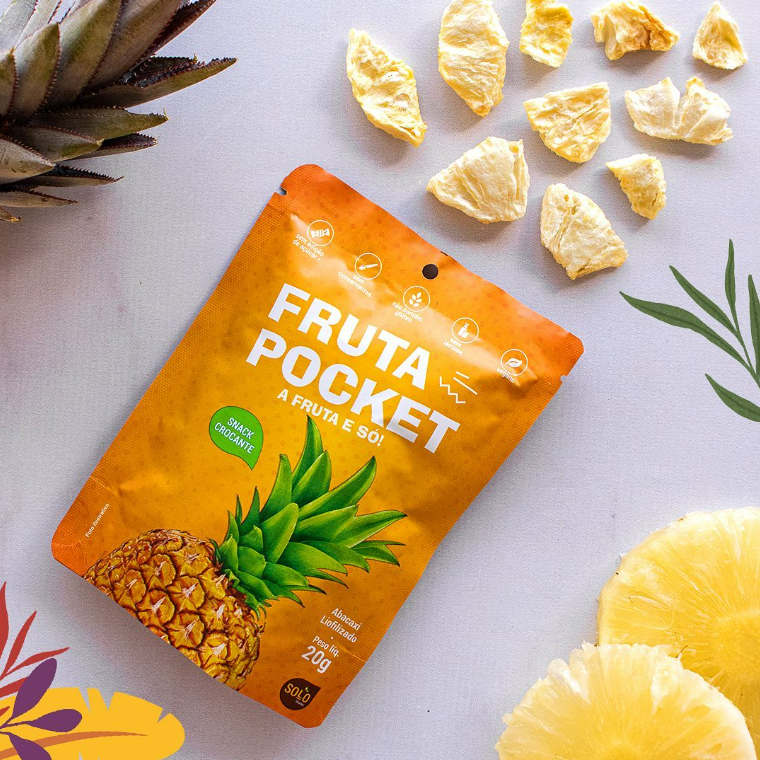 Abacaxi Liofilizado 20g Fruta Pocket