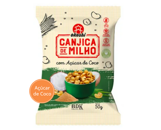 Canjica de Milho com Açúcar de Coco 50g Okoshi 648