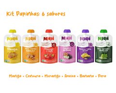 Kit Papinhas Frutas 6un Papapá