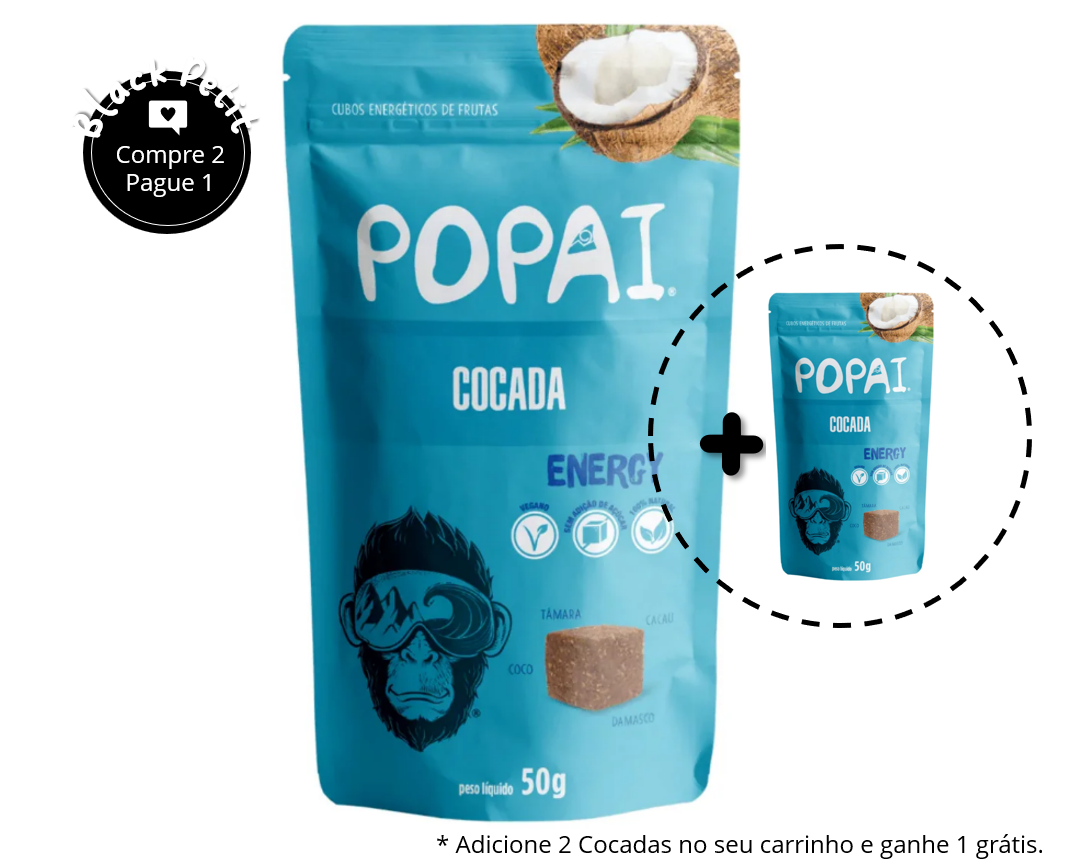 Cocada Cubos 50g Popai