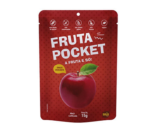 Maçã Liofilizada 15g Fruta Pocket