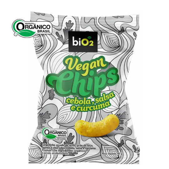 Salgadinho Cebola, Salsa e Cúrcuma 40g biO2