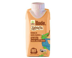 Bebida de Aveia Banana Mamão Zooreta 200ml Nude.