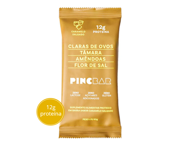 Barra de Proteína Caramelo Salgado 50g PincBar