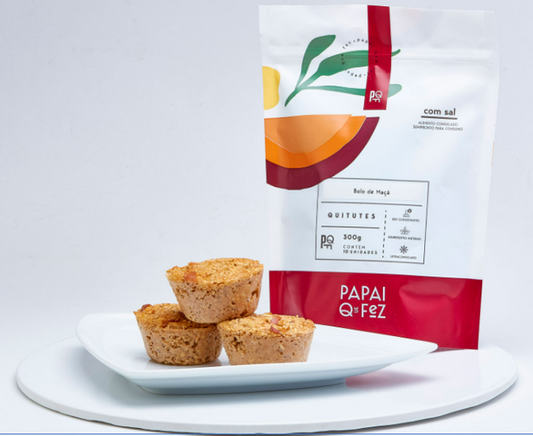 Minibolo Maçã 300g Papai Que Fez 671