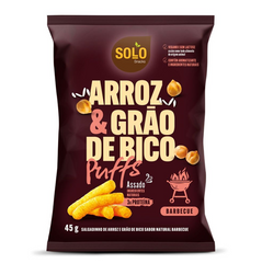 Salgadinho Grão de Bico Barbecue 45g Solo Snacks