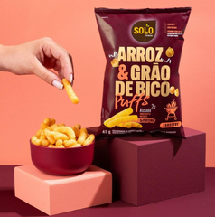 Salgadinho Grão de Bico Barbecue 45g Solo Snacks