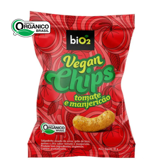 Salgadinho Tomate e Manjericão 40g biO2