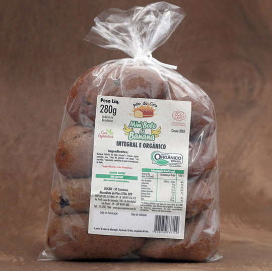 Minibolo Banana 280g Pão do Céu