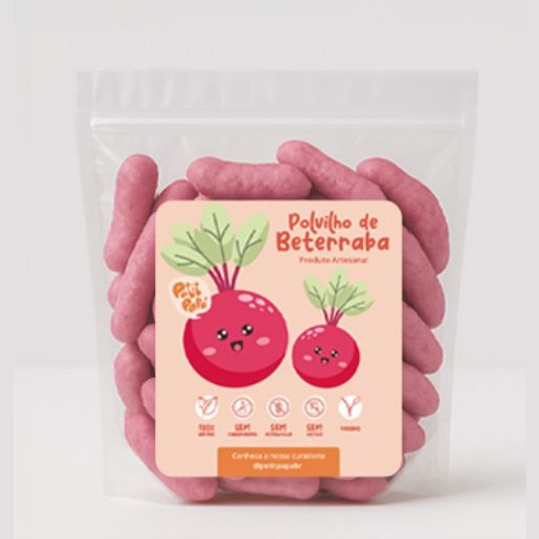 Biscoito Polvilho Beterraba 30g Petit Papá