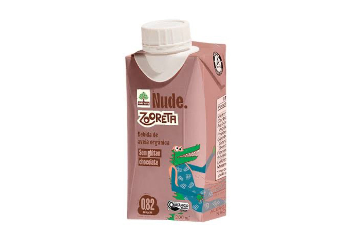 Bebida Aveia Chocolate Zooreta 200ml Nude.