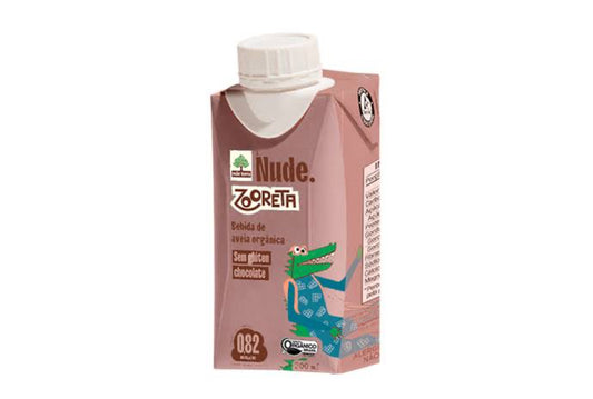 Bebida Aveia Chocolate Zooreta 200ml Nude. 1284