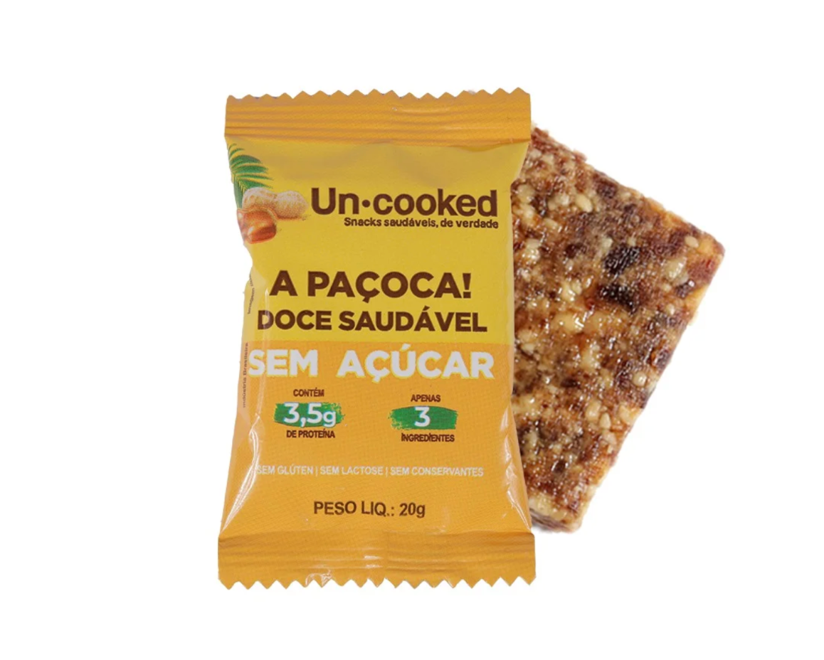 Paçoca de Amendoim 20g UnCooked