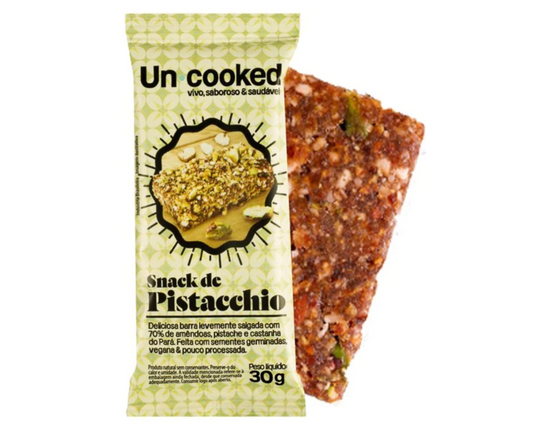 Barrinha de Pistache 30g UnCooked 1158