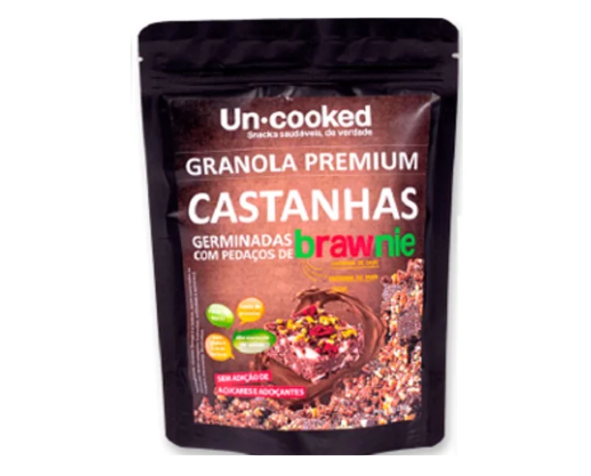 Granola de Castanha com Pedaços de bRAWnie 250g UnCooked