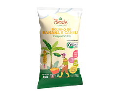 Bolinho de Banana Orgânico Unidade 36g Secale