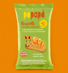 Biscoitinho Biscotti Laranja e Cenoura 60g Papapá