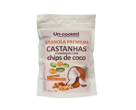 Granola de Castanhas Germinadas com Chips de Coco 250g UnCooked 1392