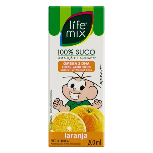 Suco de Laranja Orgânico 200ml Lifemix 500