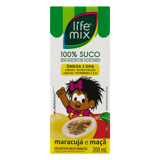 Suco de Maracujá Orgânico 200ml Lifemix 1200