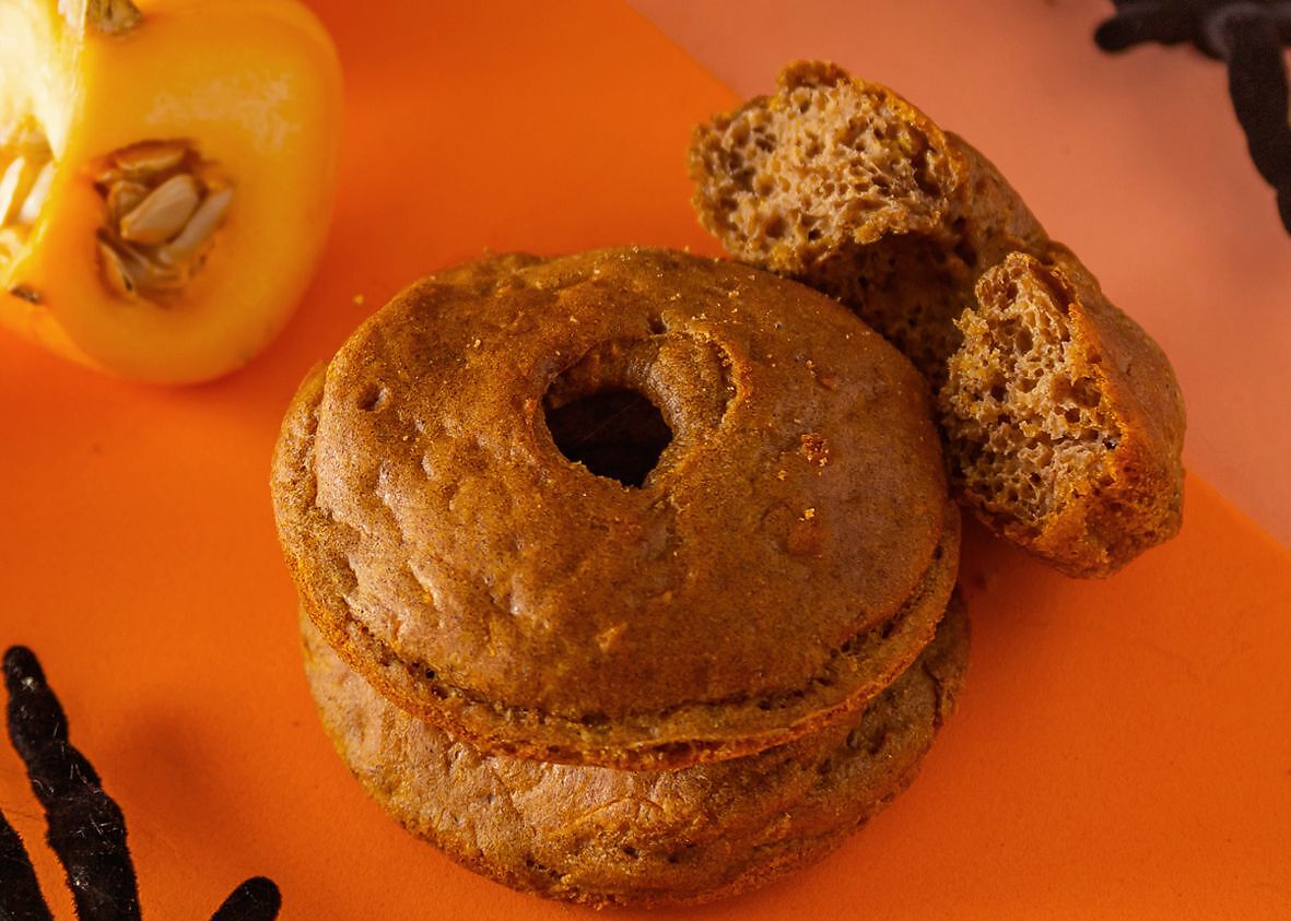 Donuts de Abóbora Halloween 4un. Padaria dos Bebês