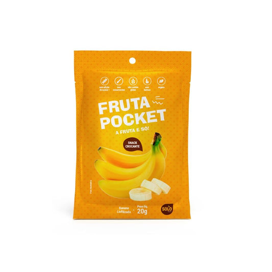 Banana Liofilizada 20g Fruta Pocket 1000