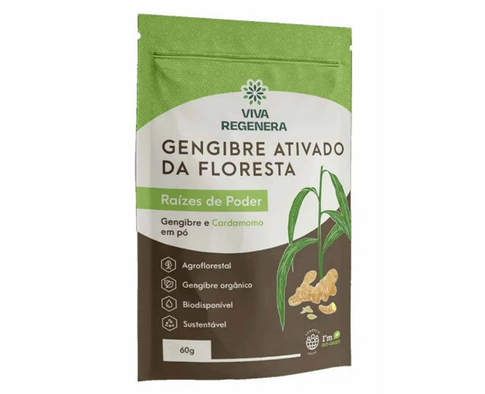 Gengibre Ativado da Floresta 60g Viva Regenera